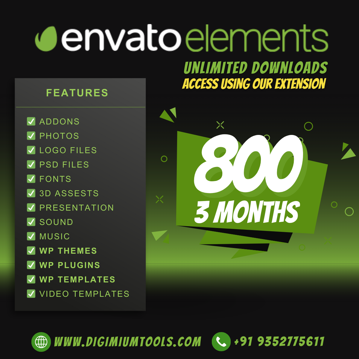 Envato 3 Months