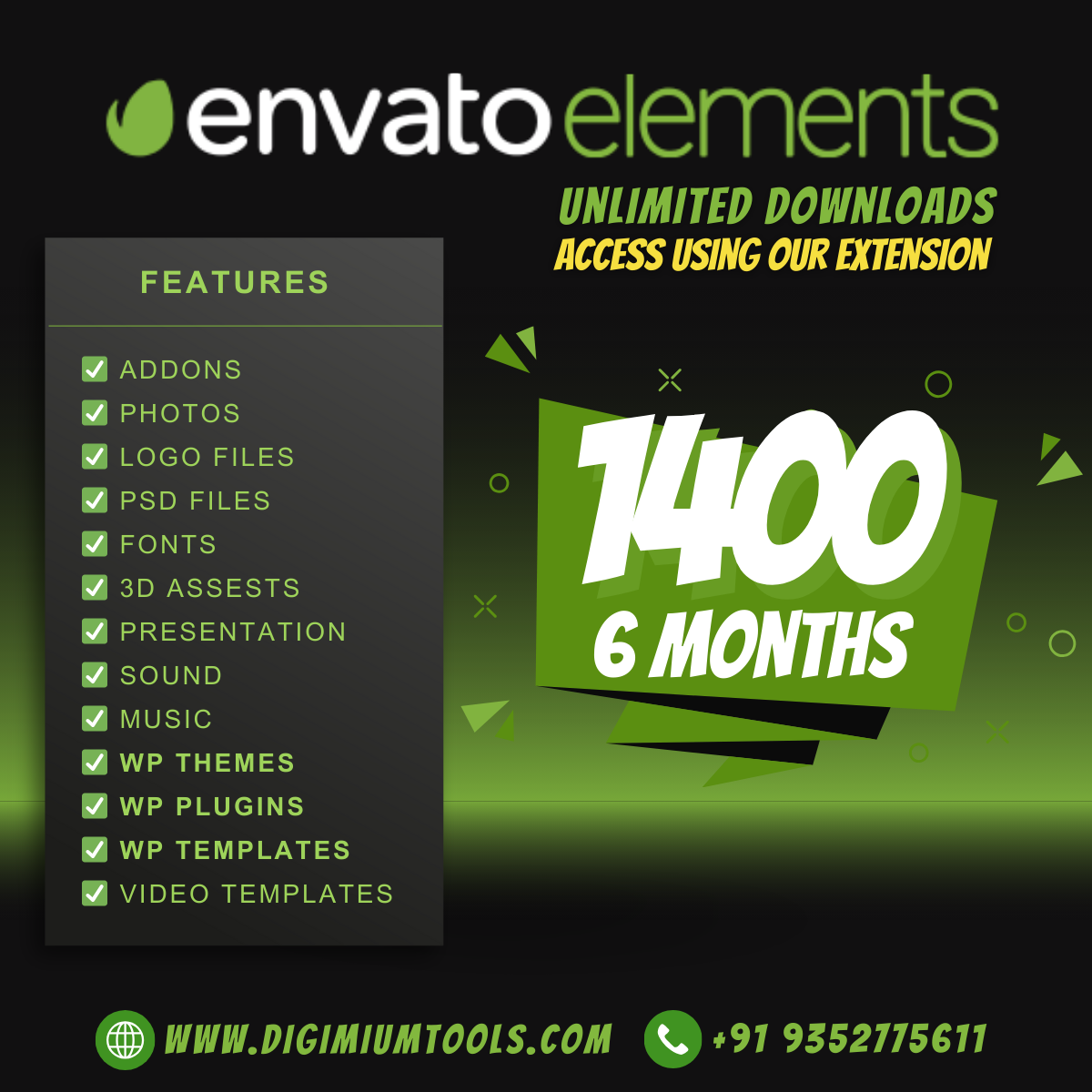 Envato 6 Months